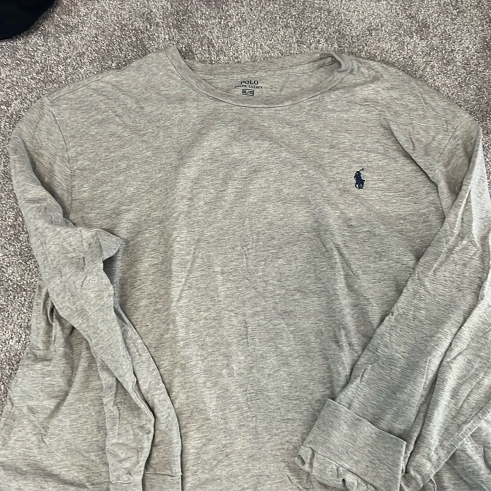 Polo Ralph Lauren Long Sleeve Gray Tee